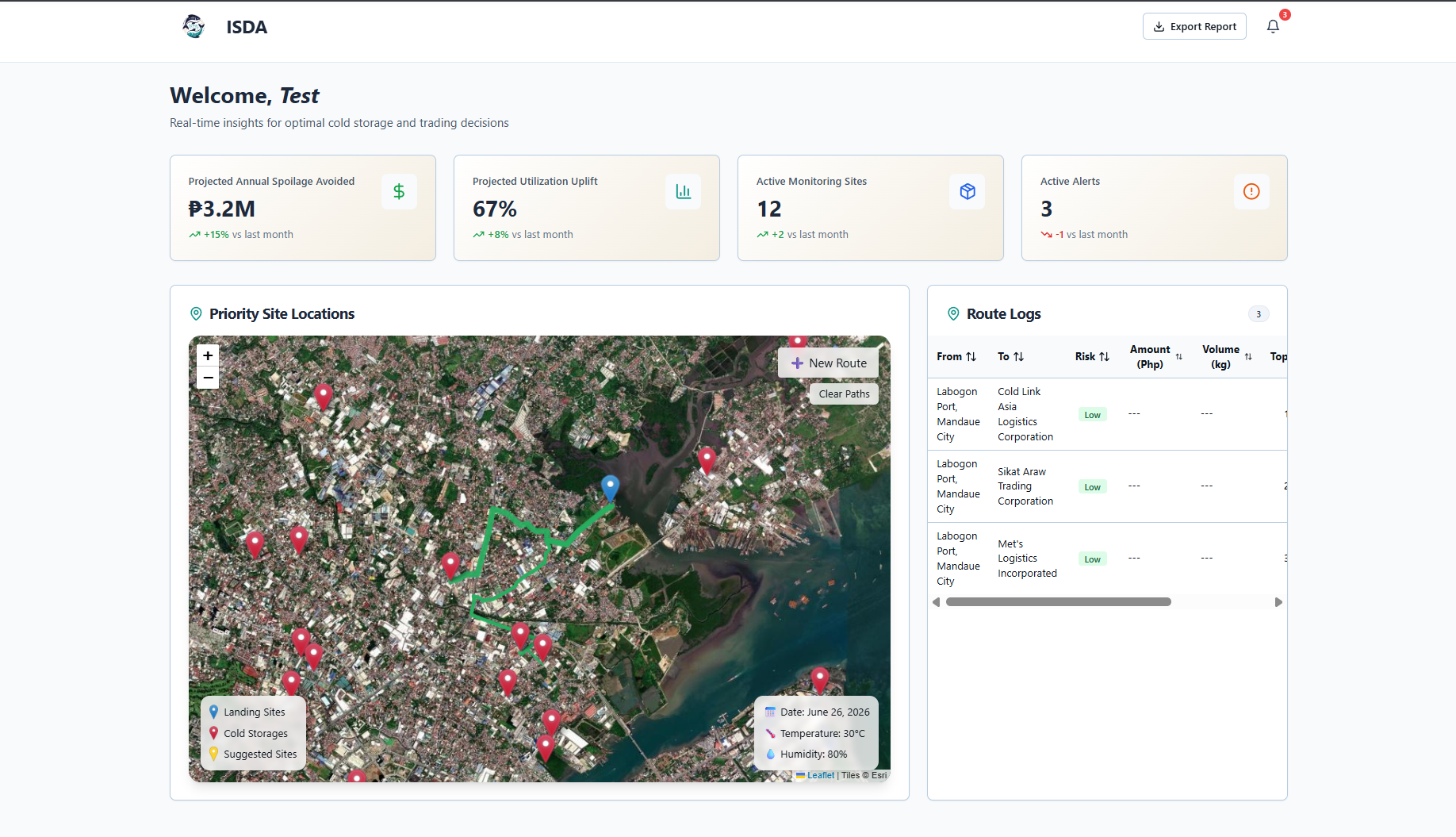 ISDA Website Landing Page